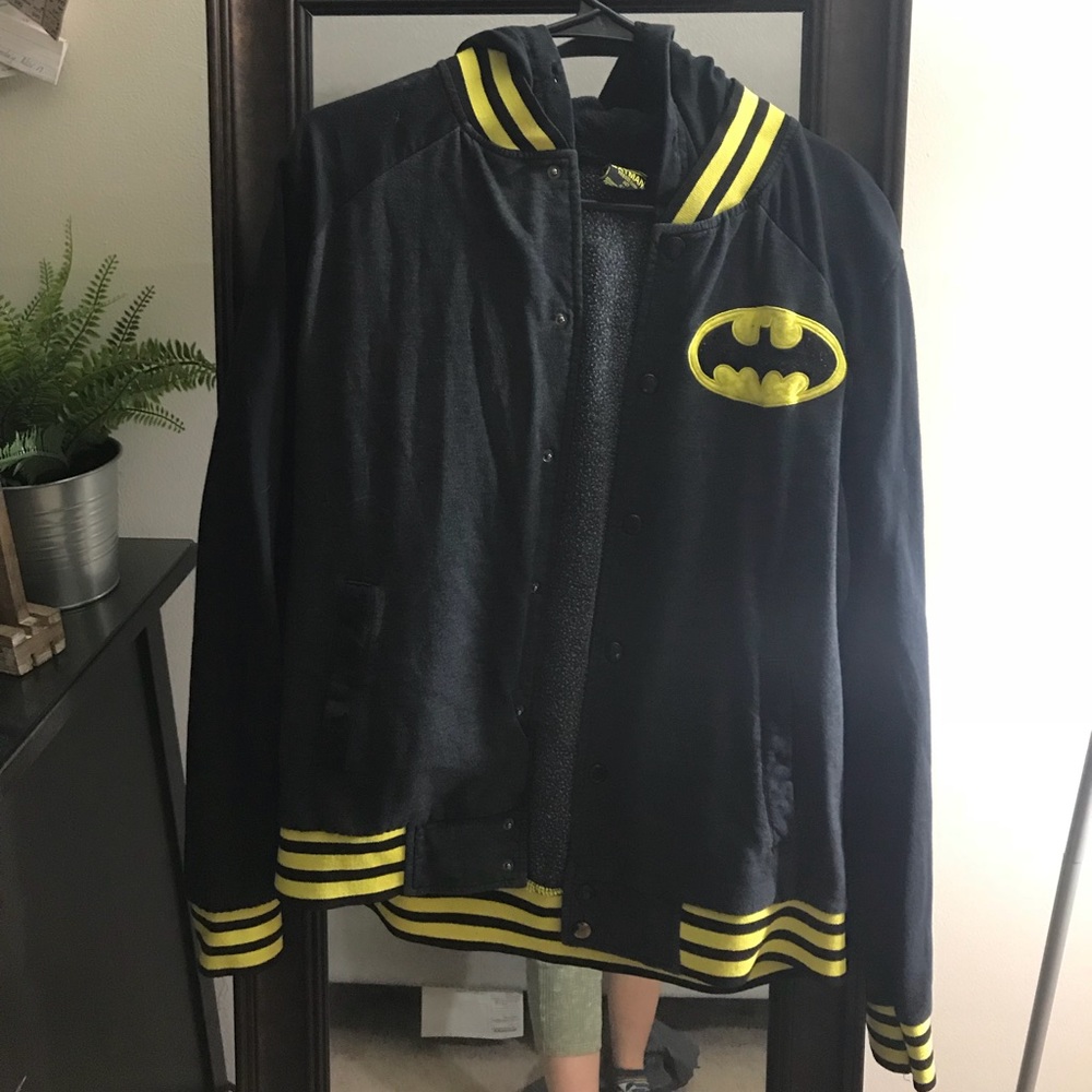 Batman button up hoodie